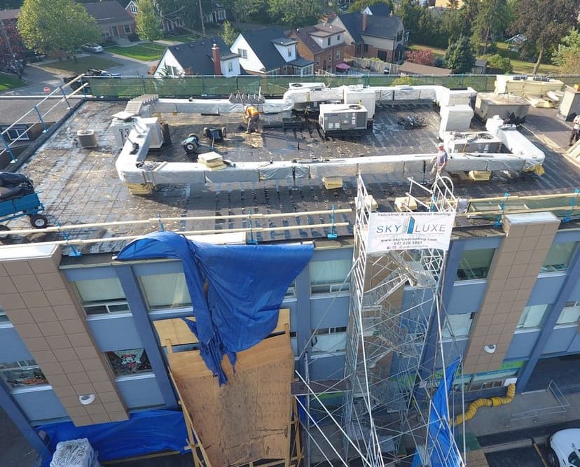 Commercial Roof Replacement in Etobicoke