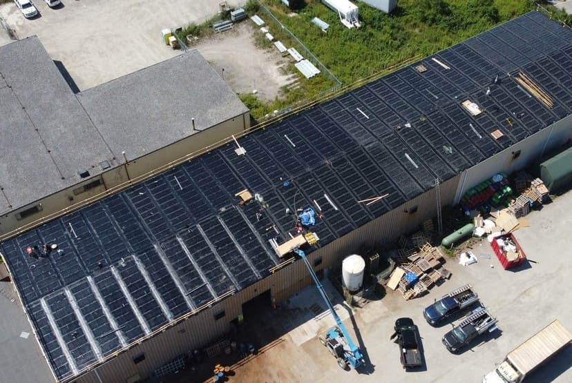 Industrial Metal Roof Replacement