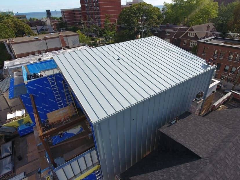 Standing Seam Commercial Roof