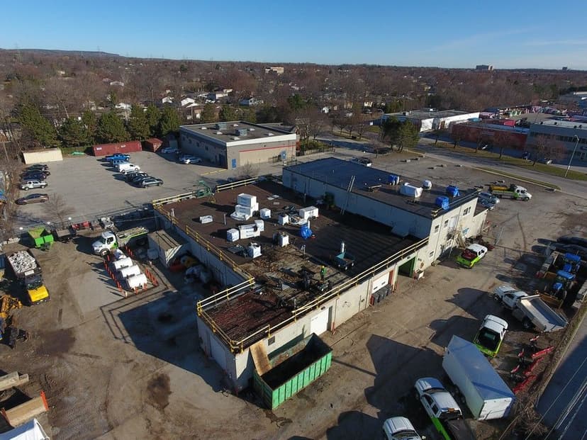 Industrial Roof Replacement in Burlington