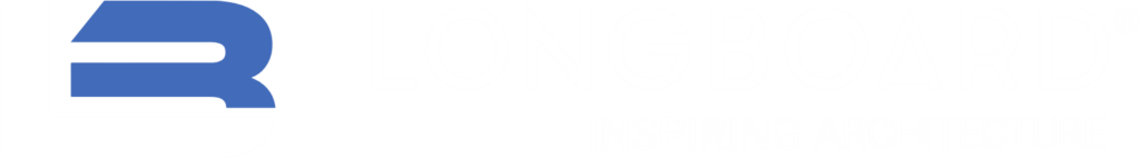 longboard inspiring architecture logo