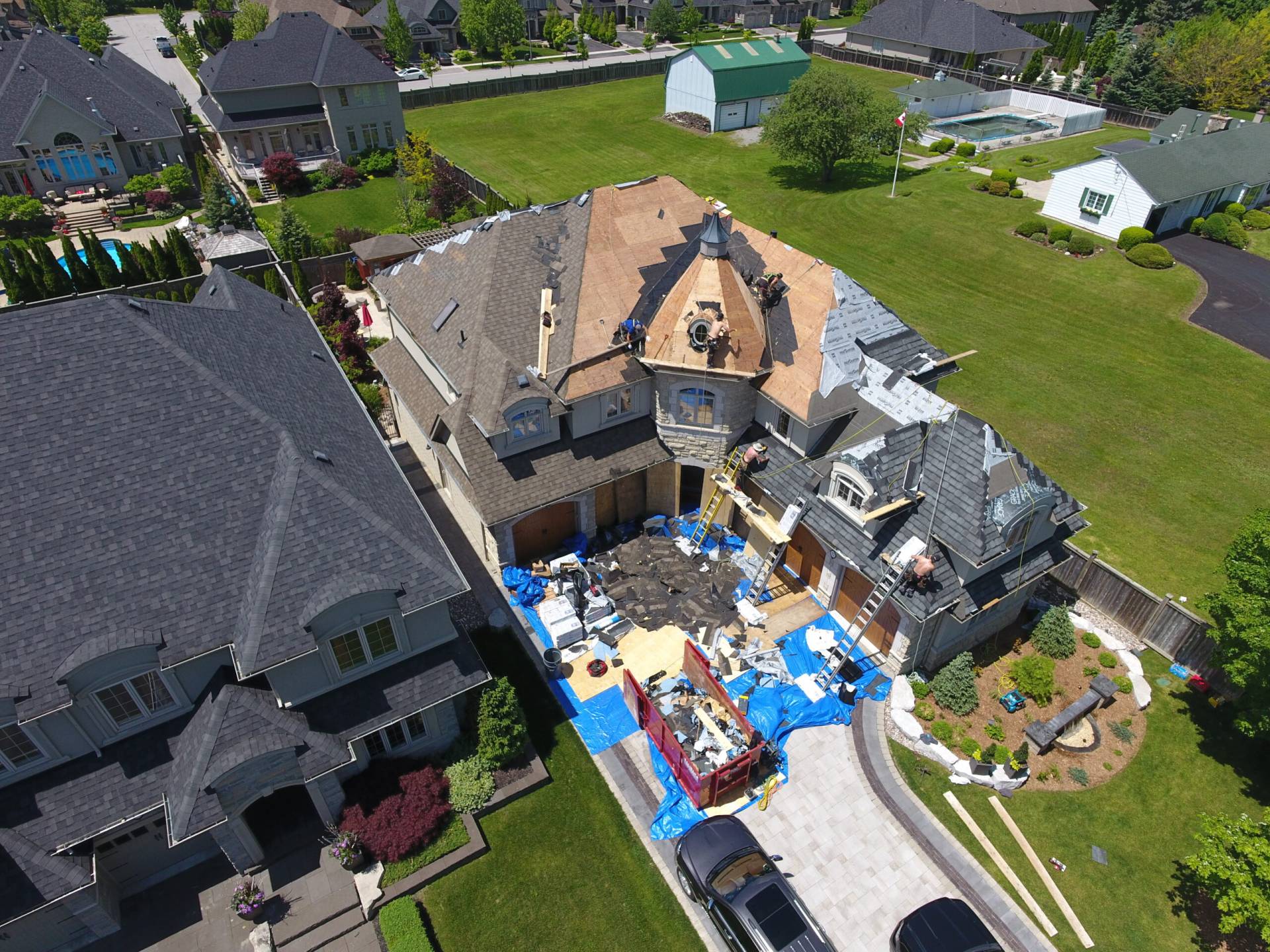 Roof Replacement in Whitby -- GAF Camelot