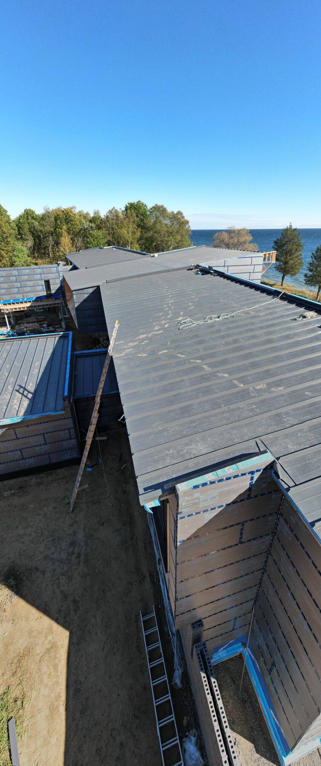 AR-50 Standing Seam Roof in Cottage in Prince Edward County